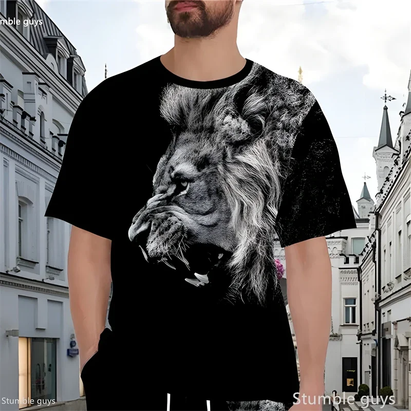 2026 Herren Mode Street-Style T-Shirt Sommer Anime Grafik Locker Kurzarm Atmungsaktiv Leicht Übergroß