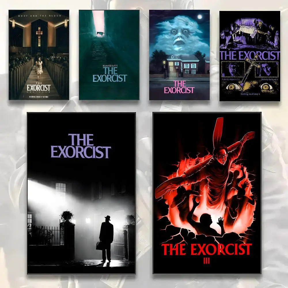 Horror Movie T-The Exorcist Poster Painting Prints Wall Art Picture Film Room Home Bar Cafe Decor Home Mural