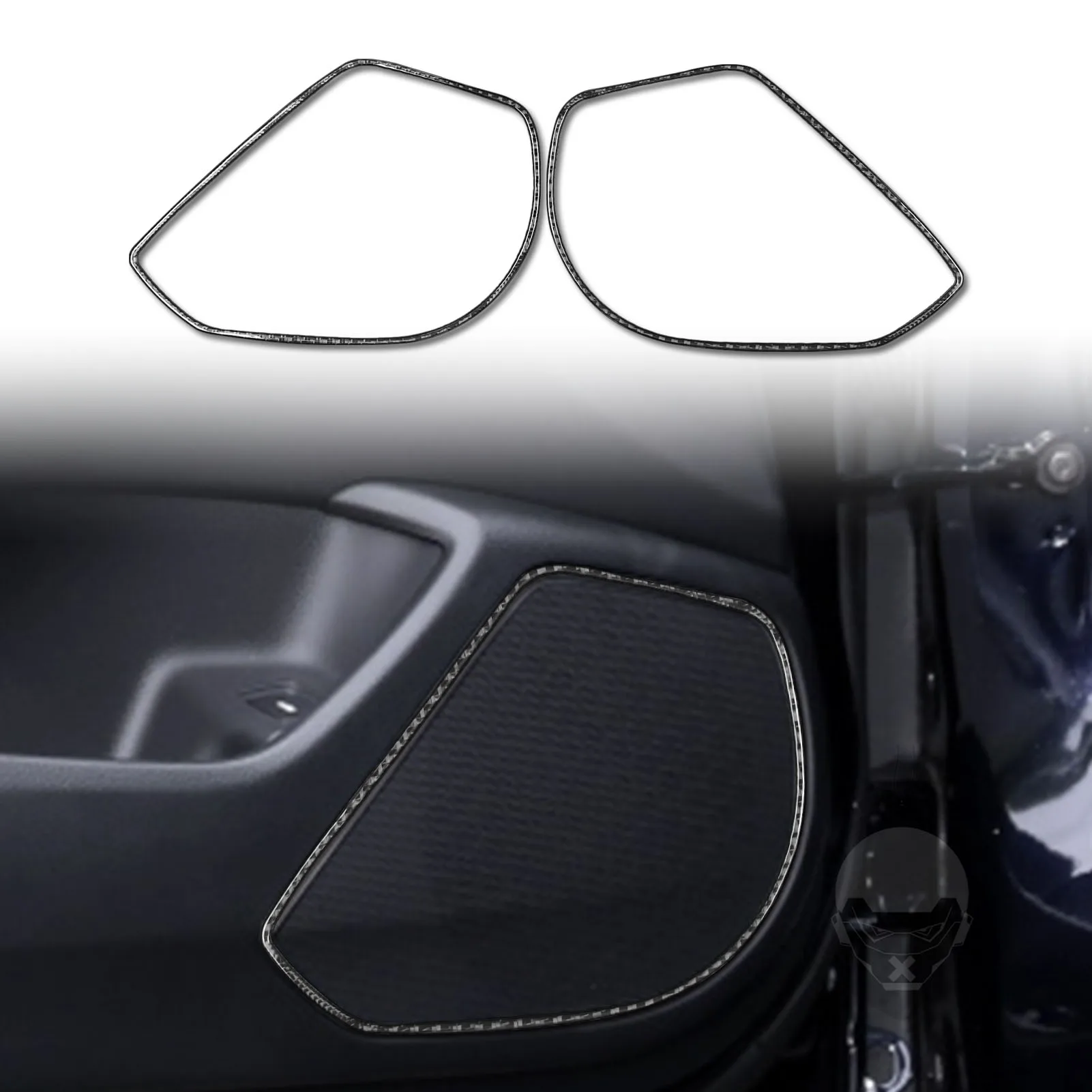 

for Honda Accord 2018 2019 2020 2021 Car Door Audio System Decoration Cover Trim Sticker Car Interior Accessories Carbon Fiber