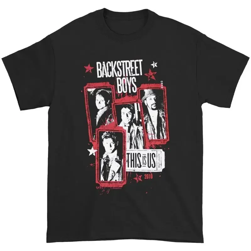 Men's Backstreet Boys Presents This Is Us 2010 Admit One T shirt Large Black
