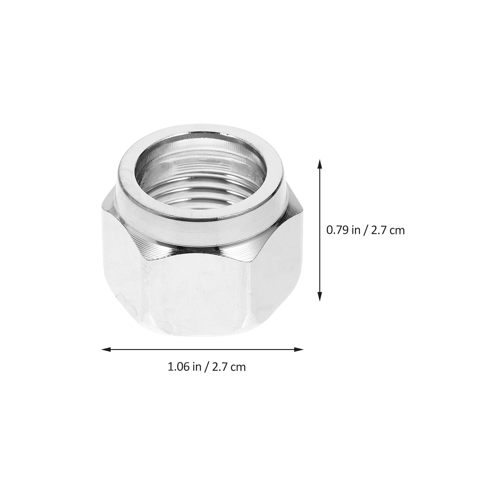 

10pcs Flare Nut Gas Connector Gas Tube Fitting Coupling Thickened Stainless Steel Leak Proof Washer Secure Connection