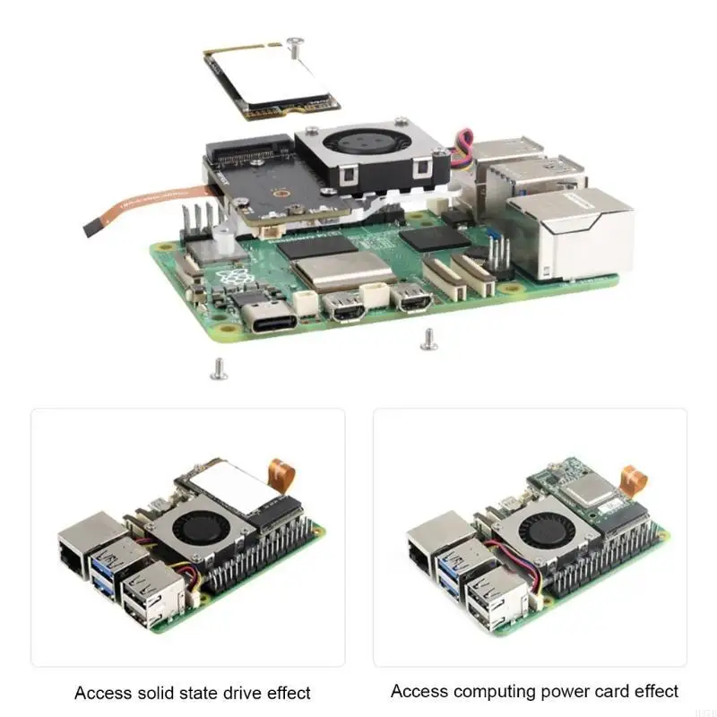H37B PCIE إلى M.2 لوحة المبردات النشطة لـ 5 لتعزيز العروض
