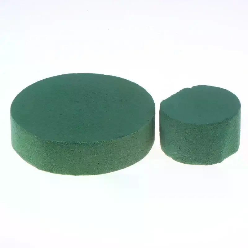5/10Pcs DIY Fresh Artificial Flowers Wet Dry Florist Foam Bricks Green Round Floral Foam Blocks Wedding Praty Flower Decor view 5