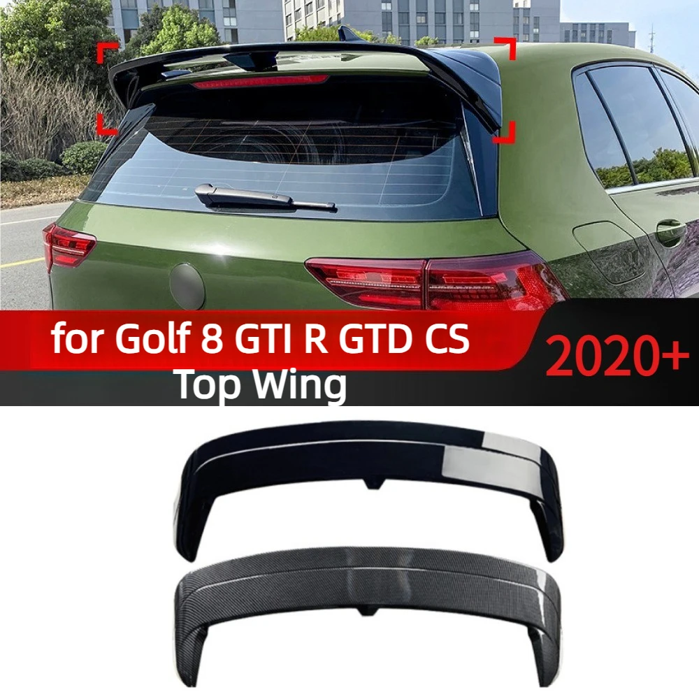 

Автомобильный задний спойлер на крышу, крыло багажника, подходит для Volkswagen VW Golf 8 GTI R GTD CS 2020+, автомобильный Стайлинг, гладкий автомобильный аксессуар