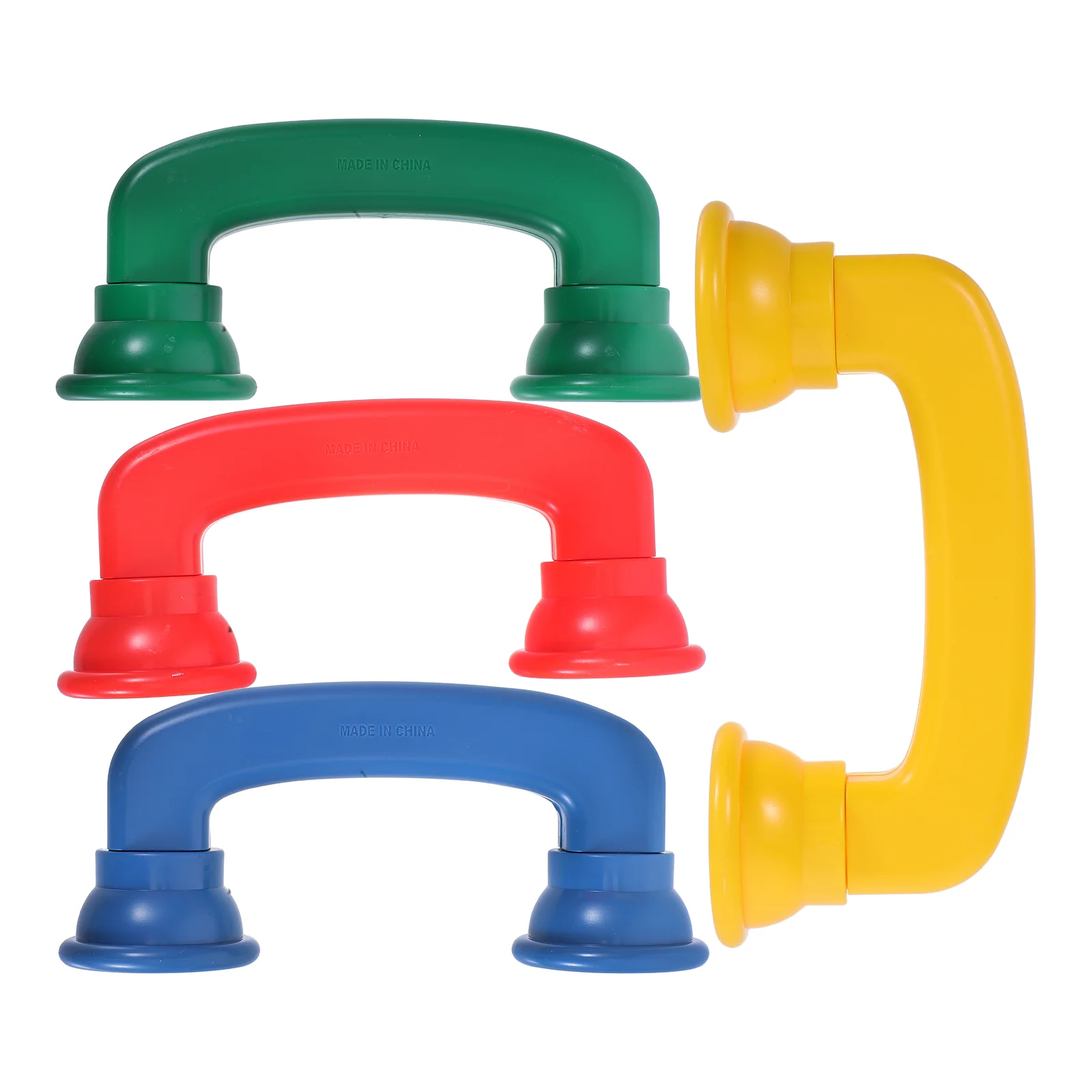 4 pçs brinquedos de dentição feedback auditivo telefones celulares receptor plástico terapia de fala do bebê