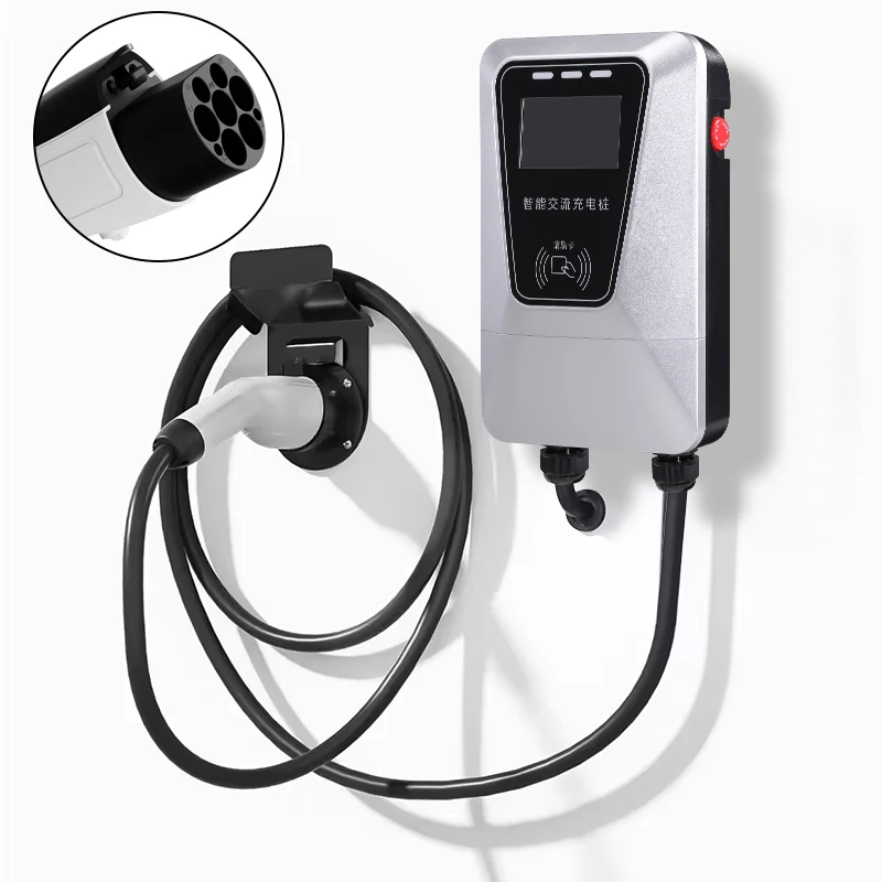 OLINK Ev Wall Charger 7Kw 11kw 16A 32Amp GBT Ocpp level2 Home Electric Car Charger EV Charging Station