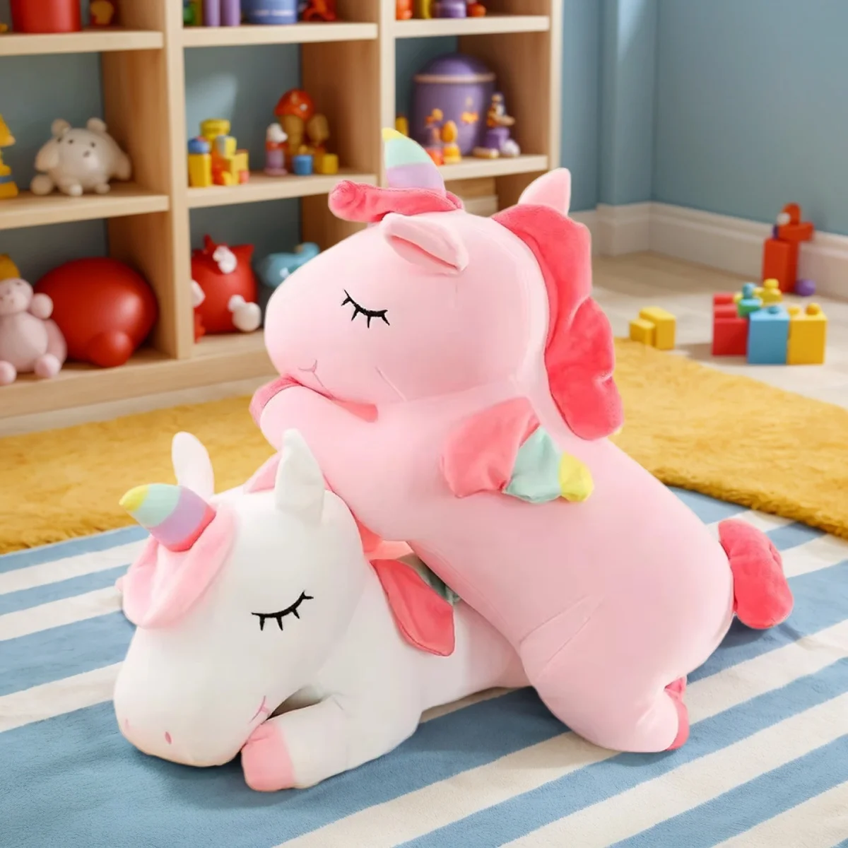 

25cmKawaii Giant Unicorn Plush Toy Soft Stuffed Unicorn Soft Dolls Animal Horse Toys For Children Girl Pillow Birthday Gifts