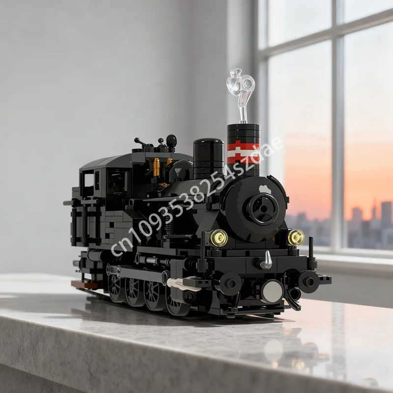 

681 шт. MOC DSB Litra Q датский паровоз модель строительные блоки строительство DIY идея образование Рождественский подарок игрушки кирпич