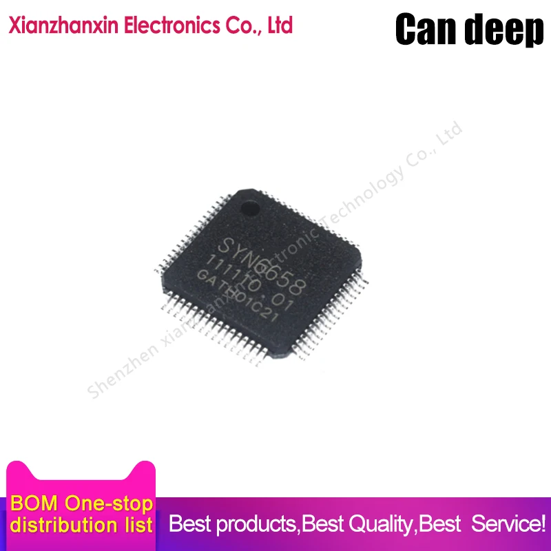 

1PCS/LOT SYN6658 6658 LQFP64 Chinese speech synthesis chip sound natural