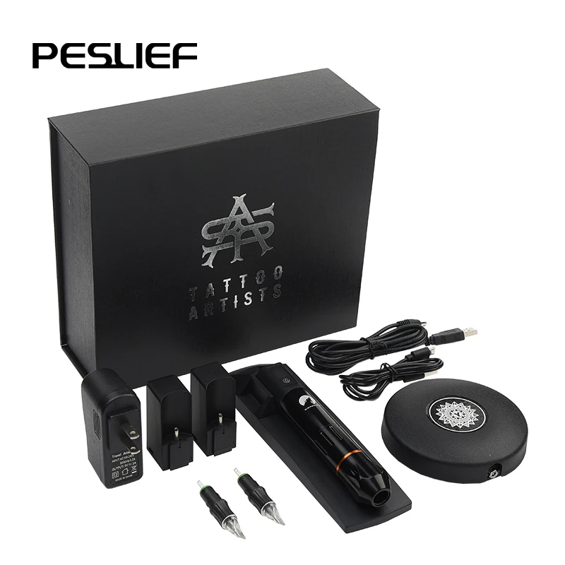 

Professional Tattoo Rotary Machine Kit Pen With Wireless Tattoo Pen Supplies Tattoo Set