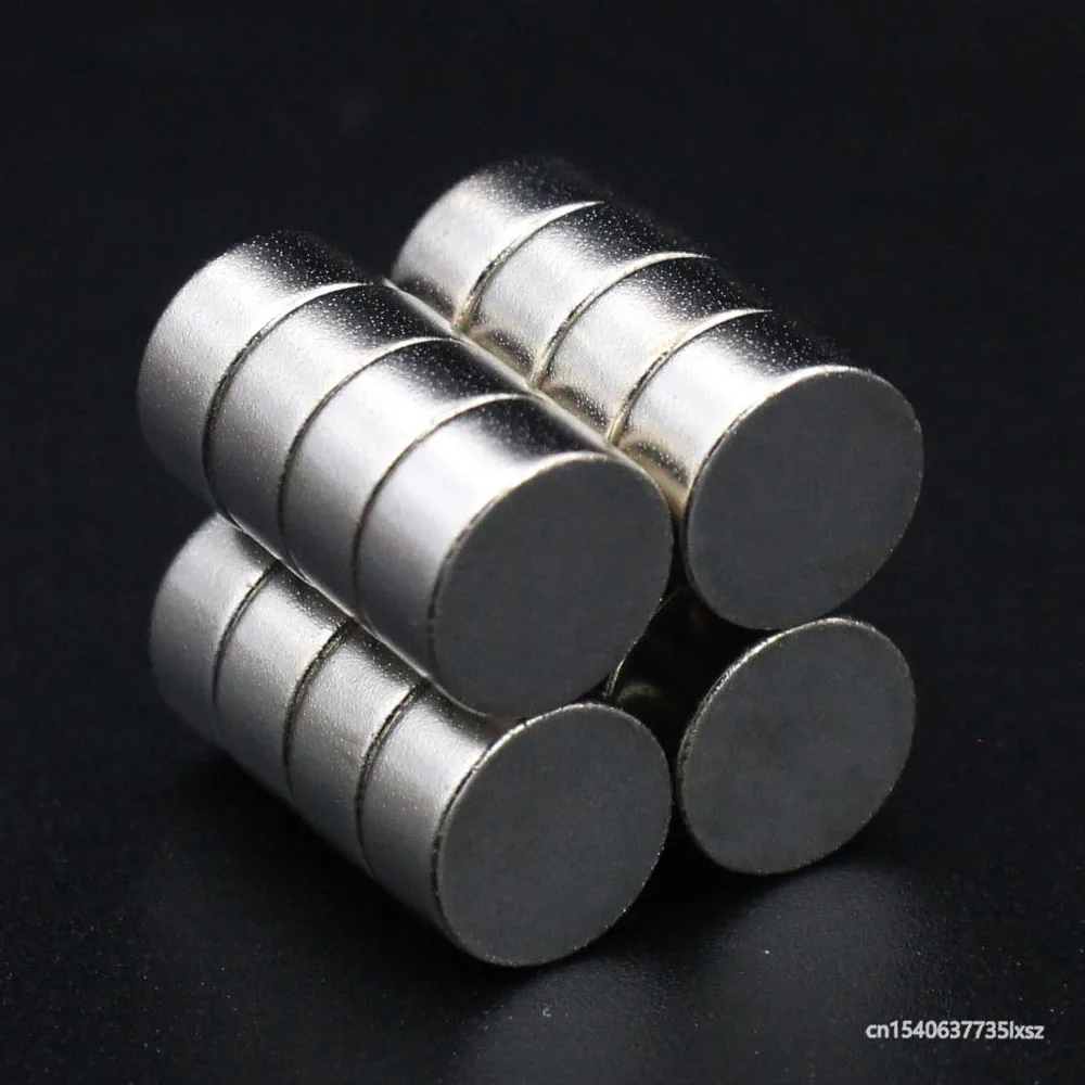 3/5/8/10/15 buah 10x5 Neodymium Magnet 10mm x 5mm N35 NdFeB bulat Super kuat Magnet permanen disk 10*5