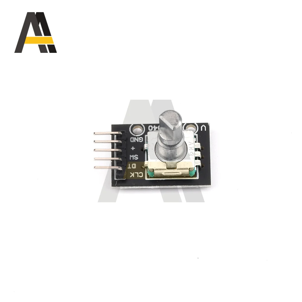 Módulo codificador rotatorio KY-040 de 360 grados, potenciómetro giratorio, módulo de perilla analógica de 6MM sin rosca con perillas para Arduino
