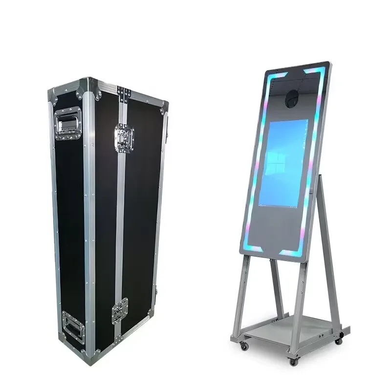 

Touch screen mirror photo booth magic mirror camera