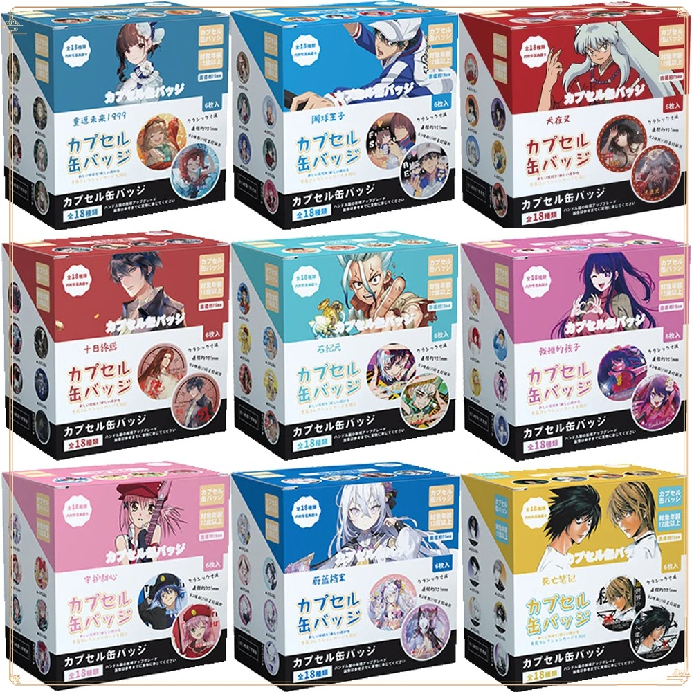 Anime The Prince of Tennis Blue Archive Inuyasha Death Note Badge Brooch Bag Decoration Anime Peripherals Fans Collect Gifts