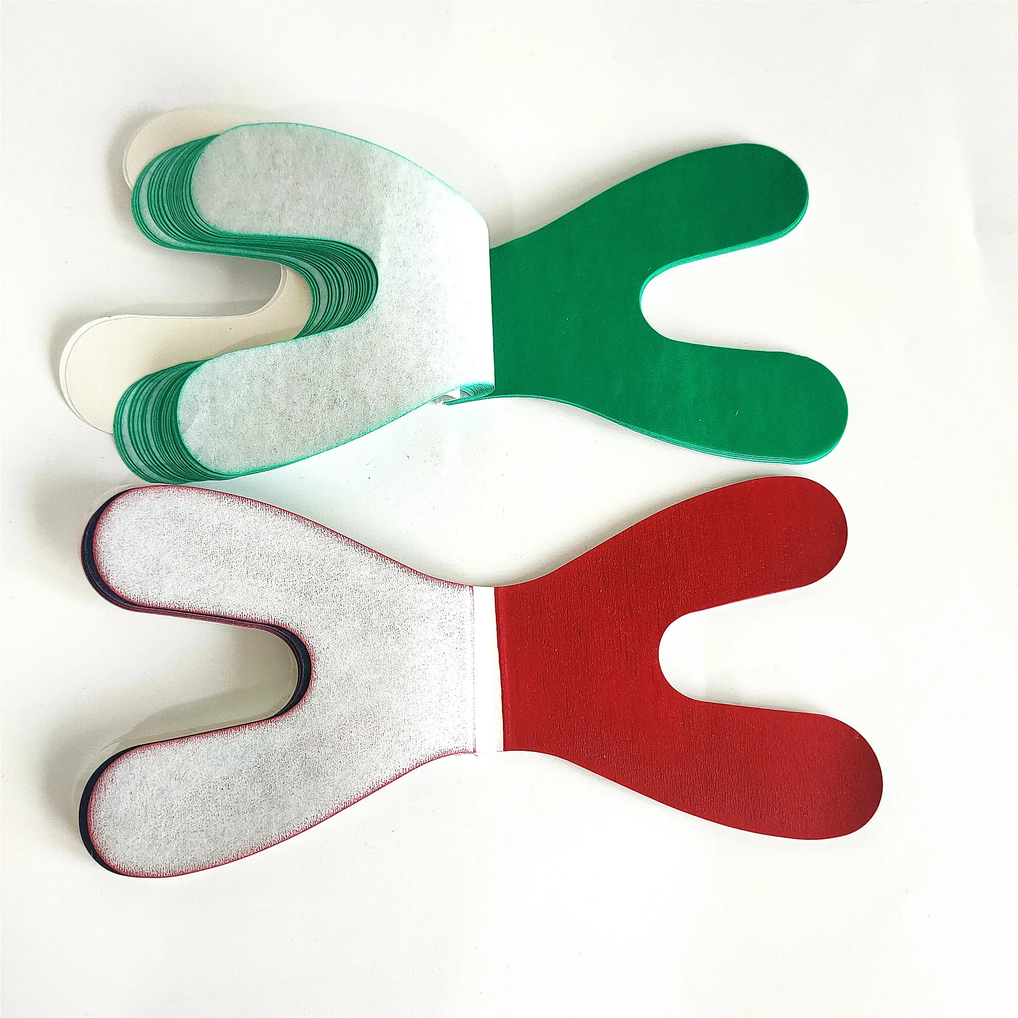 

Dental Articulating Paper Horseshoe Rectangle Thick Strips Red Blue/Green For Denture