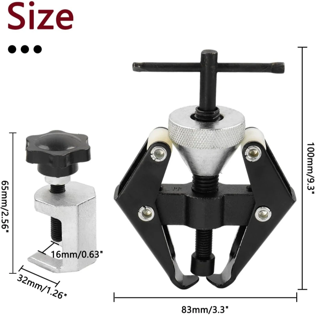 Battery Terminal Wiper Arm Puller Tool Windshield Wiper Arm Removal Tool Heavy-Duty Arm Bearing Remover Puller Repair Tool