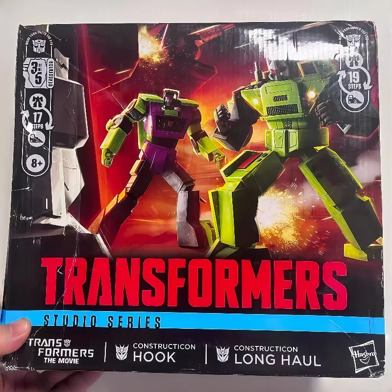 Op voorraad Hasbro Transformers Movie Toys Commander Series C-niveau Devastator Componenten Action Figure Model Verzamel speelgoedcadeau