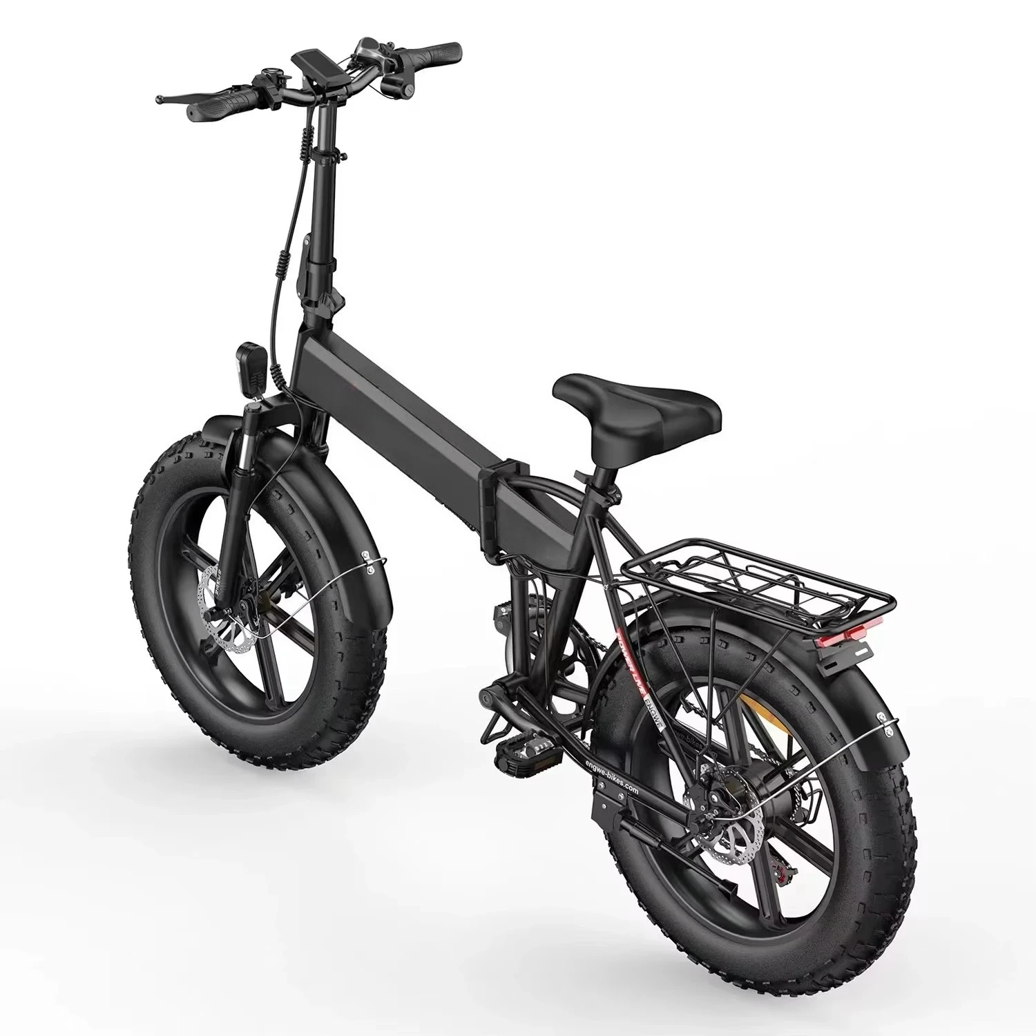

EP 2 PRO 250W Folding Electric Bike for Adults 20" *4.0" Fat Tire Mountain Beach Bicycles 48V13AH Battery
