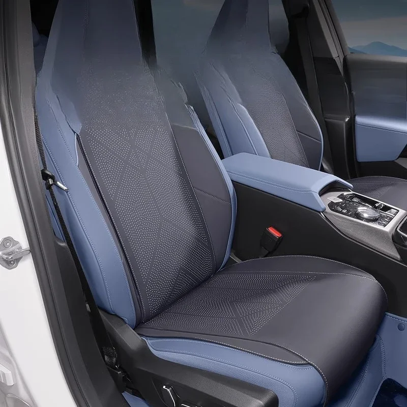 

For BMW X3 2025 7PCS/Set Car Seat Covers Breathable Leather Seat Protector Four Seasons Car Interior Seat Cushion Accessories