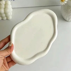 Cloud Coaster Gypsum Tray Silicone Mold Concrete Plaster Flower Pot Base Tabletop Decoration Mould Cement Big Size