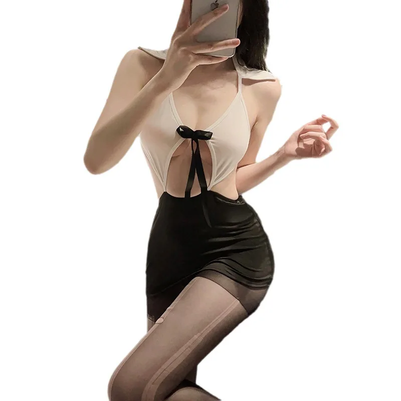 جنسي الملابس الداخلية سكرتيرة الجنس OL موحدة الإناث تأثيري المعلم الساخن شهوة نقية إغراء دعوى cw36120