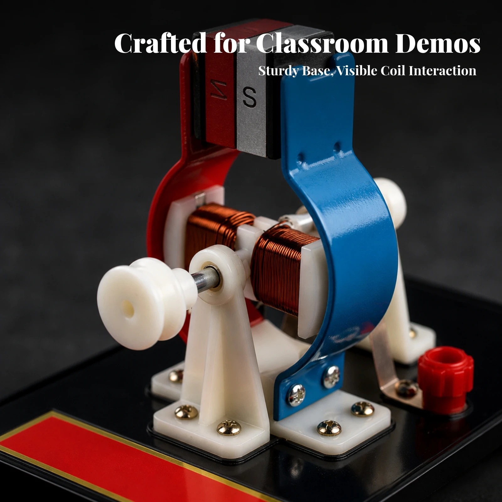 Simple Electric Motor Model Hands-on Educational Motor Model Physics Experiment Kit STEM Assemble Kit DIY for Students