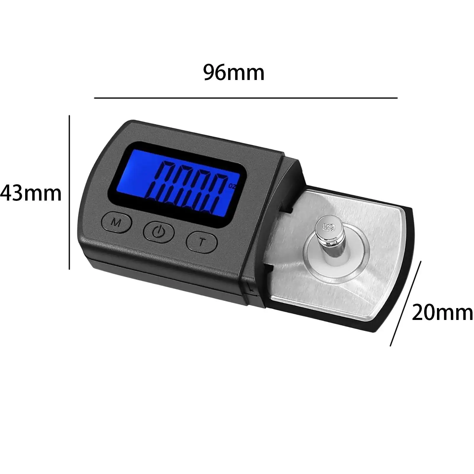 Manómetro Digital de escala de fuerza tocadiscos, 0,01G/5,00G