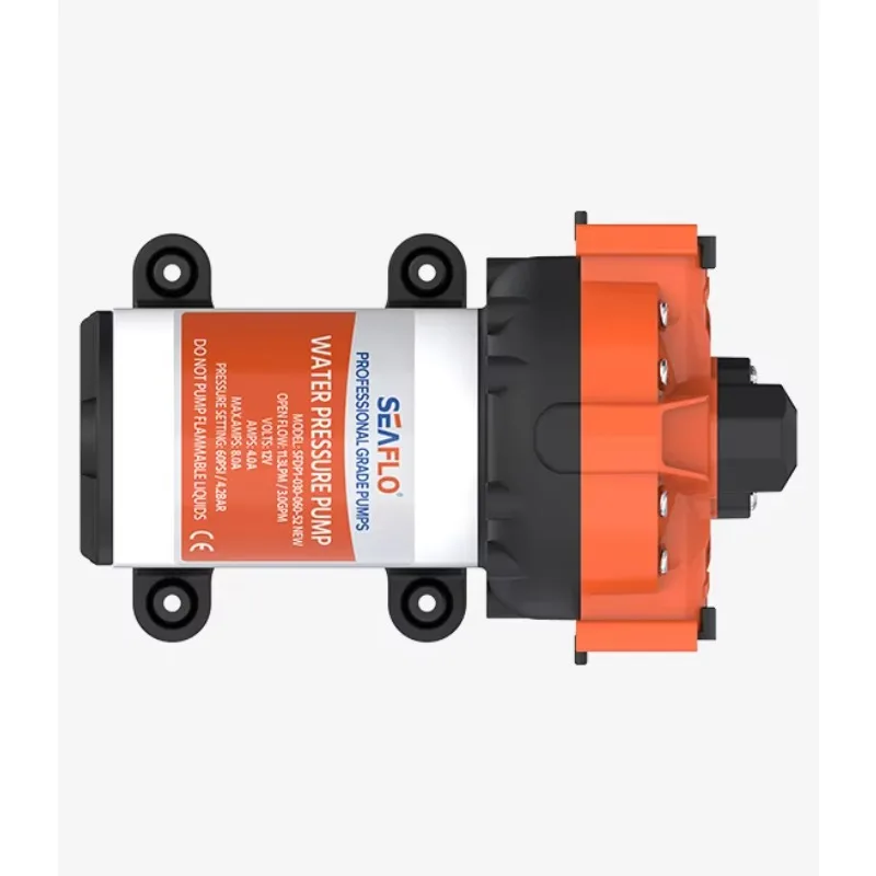 SFDP1-050-070-56A Diaphragm Pump High Pressure 70PSI DC 12V/24V Car Wash Marine RV Use 3/4