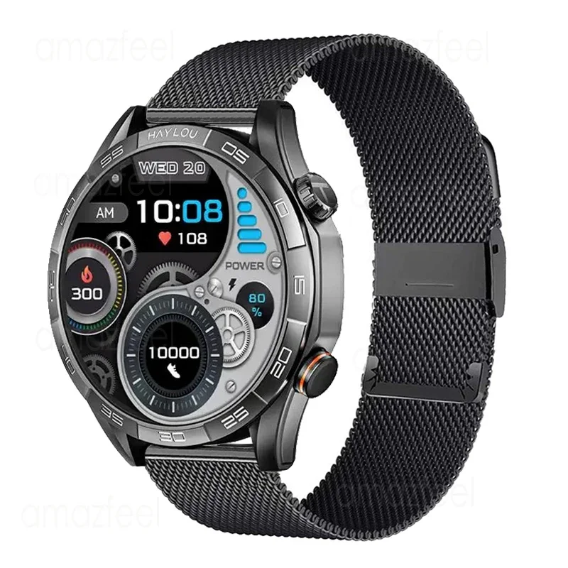 سوار معدني لـ HAYLOU Solar 5 حزام الساعات لـ Haylou GST Lite حزام ساعة اليد Correas reloj لساعة haylou R8 S8 معصمه 22 مللي متر