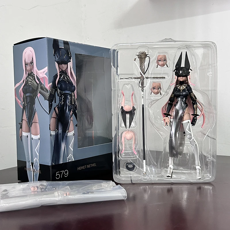 

MF Anubis Figure Figma 579 FALSLANDER HEMET NETHEL Action Figure Model Toys Collection Joint Movable Birthday Gift For Friends