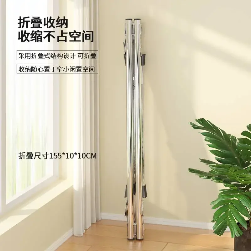 drying rack folding indoor floor to home balcony bedroom stainless steel outdoor cool telescopic pole drying quilt