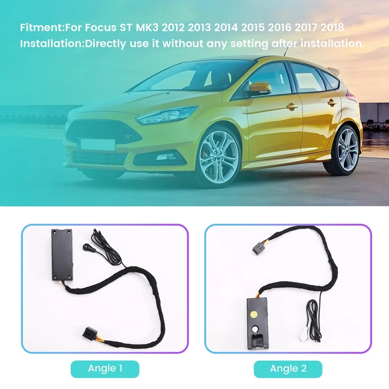 Car Automatic Headlight Switch Headlamp Fog Light Control Button Sensor Module Kit For Ford Focus ST MK3 2012-2018