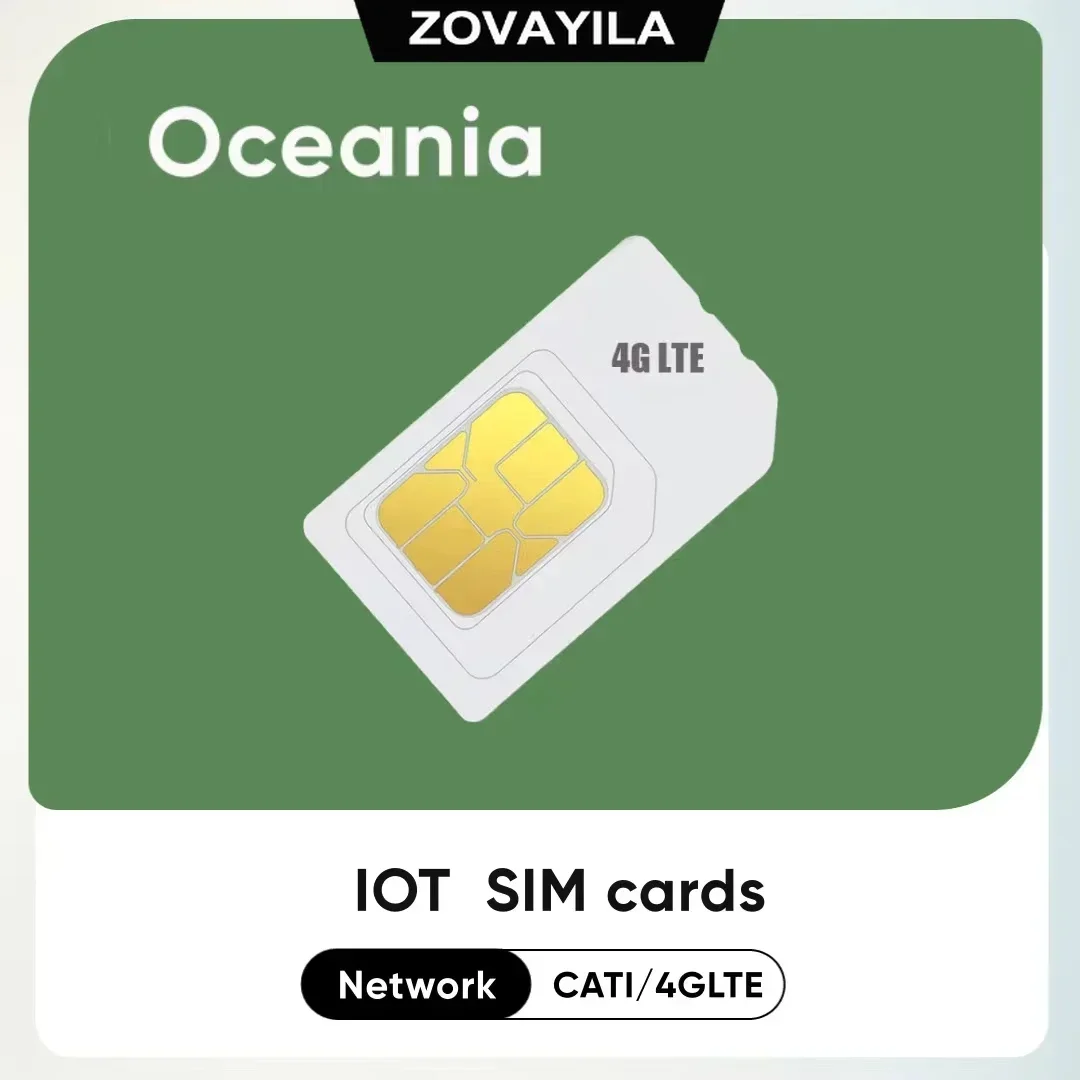 4G CAT1 SIM Card for IoT Devices 360M Data Compatible Vending Machine Express Locker Locator Sharing Device Oceania Universal