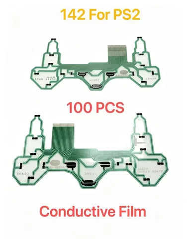100 PCS Replacement Conductive Film SA1Q42A for PS2 Controller Original Flex Cable Button Ribbon Circuit Board Repair Part
