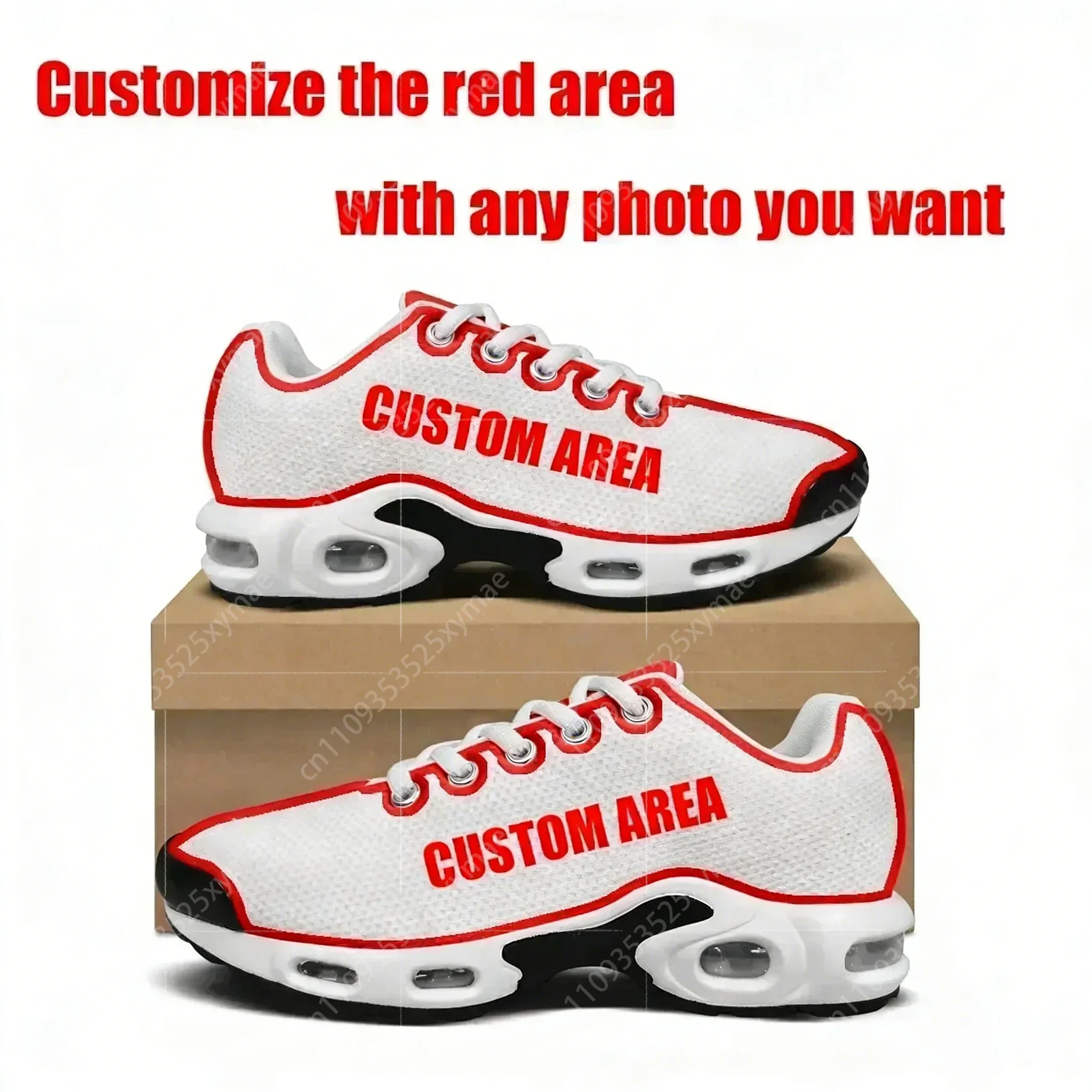 Cartoon Cute Yellow Duck Pattern Air Cushion Sneakers Mens Womens Teenager Sports Shoes High Quality Custom Made Mesh Sneaker view 4