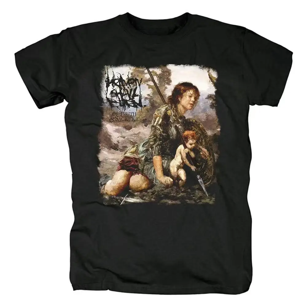 

Heaven Shall Burn Metal Core Metal Short Sleeve Men's Large Size Trendy Printed T-shirt Cotton Half Sleeve Same gender design