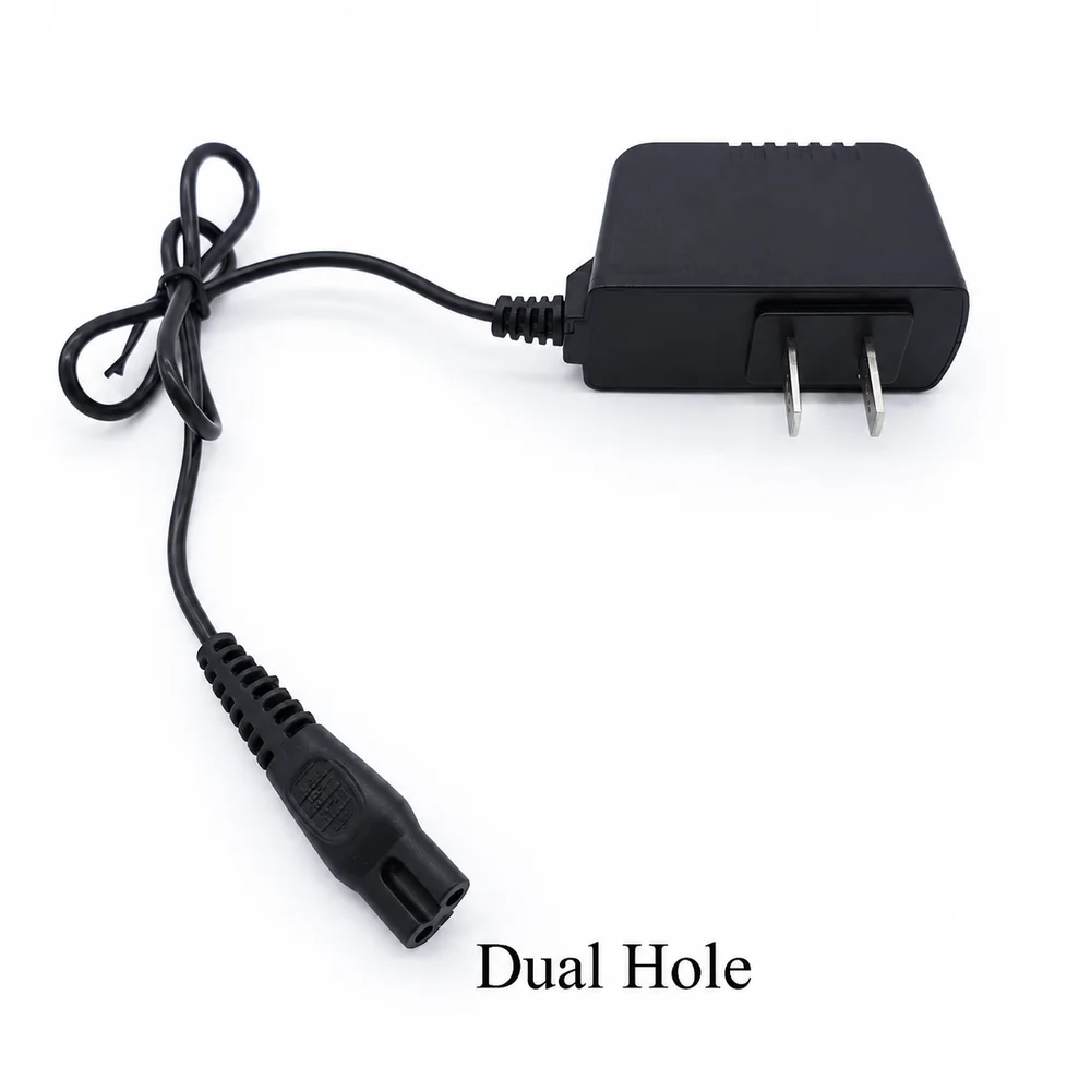 1Pcs 2-Hole Headlight Flashlight Charger Round Head B-Type B-Type Headlight Charger Charger Cable Strong Beam
