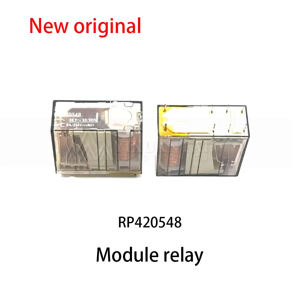 1pcs RP420548 48VDC relay 8-pin two open two closed 8A/10A