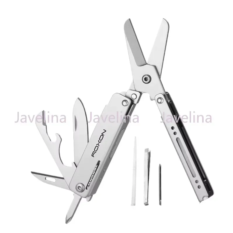 for M3 Mini Compact Folding Shears Versatile Pocket Tool for Hiking Survival Gear Lightweight Multiuse Cutter for Outdoor