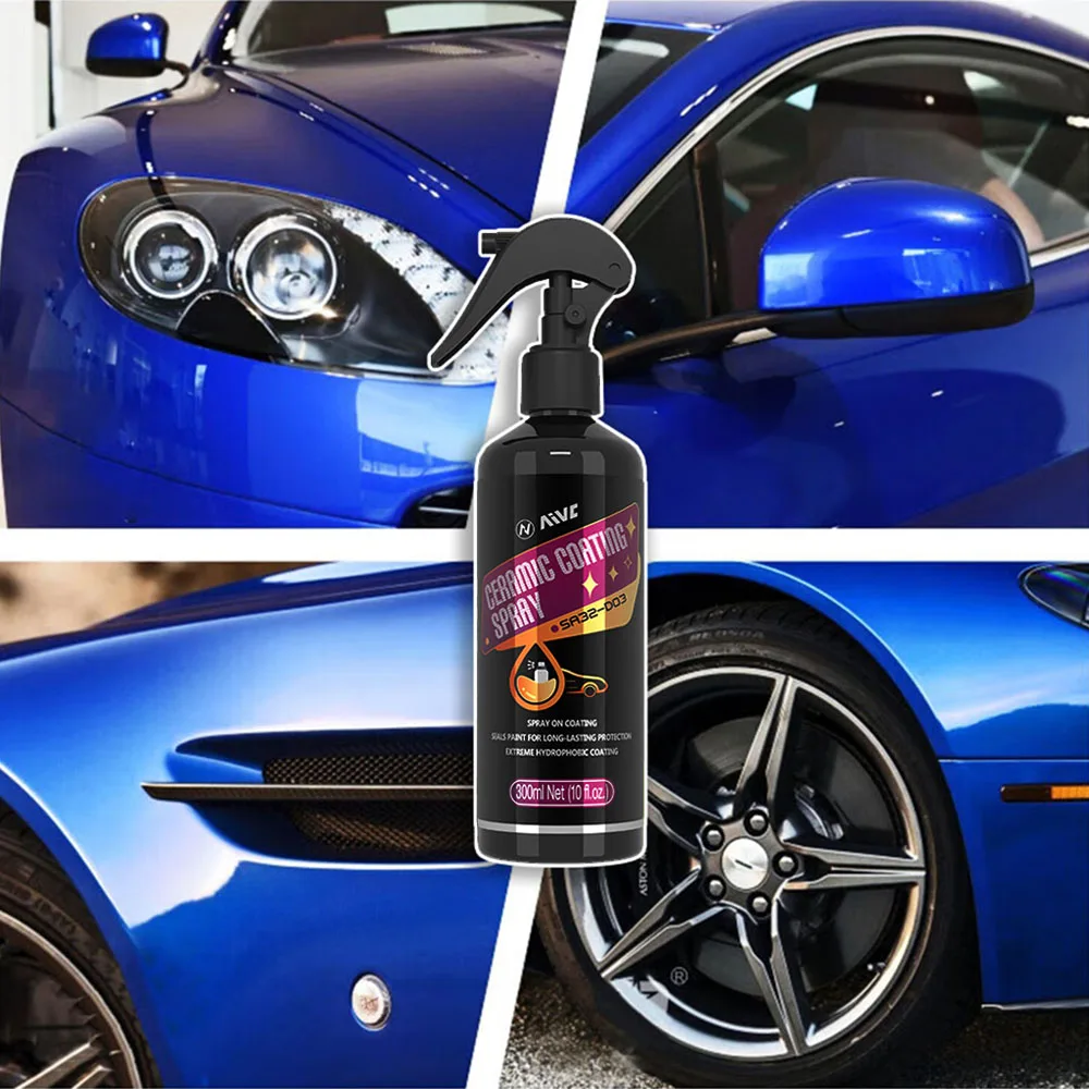 Car Ceramic Coating Spray 2024 NEW AIVC Nano Polish Scratch Remover Paint Verified Exceptional Gloss Super Hydrophobic for Shine