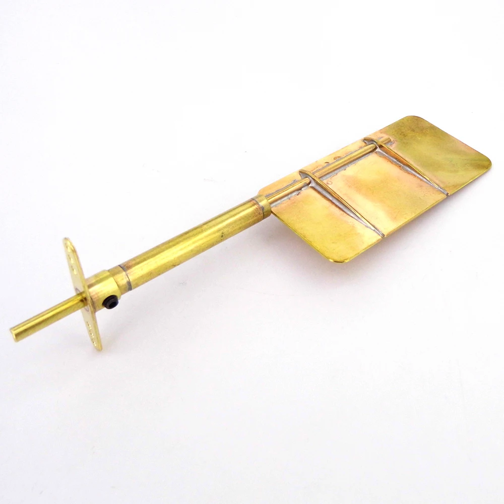 RC Boat Rudder 62x30mm Copper Submerged Steering Rudder for RC Boat Tug Fishing Boat Model Toy Boat Spare Parts