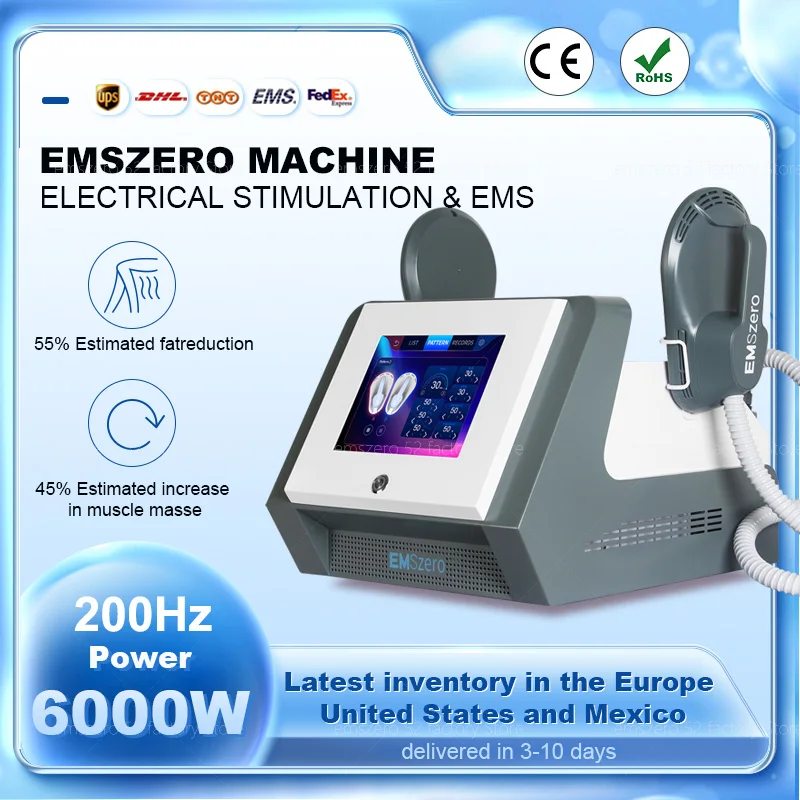 RF EMS Body Sculpt Machine 6000W For Slimming Hi-emt 14 Tesla Emsslim Neo Technology Muscle Stimulation Sculpting Emszero Salo