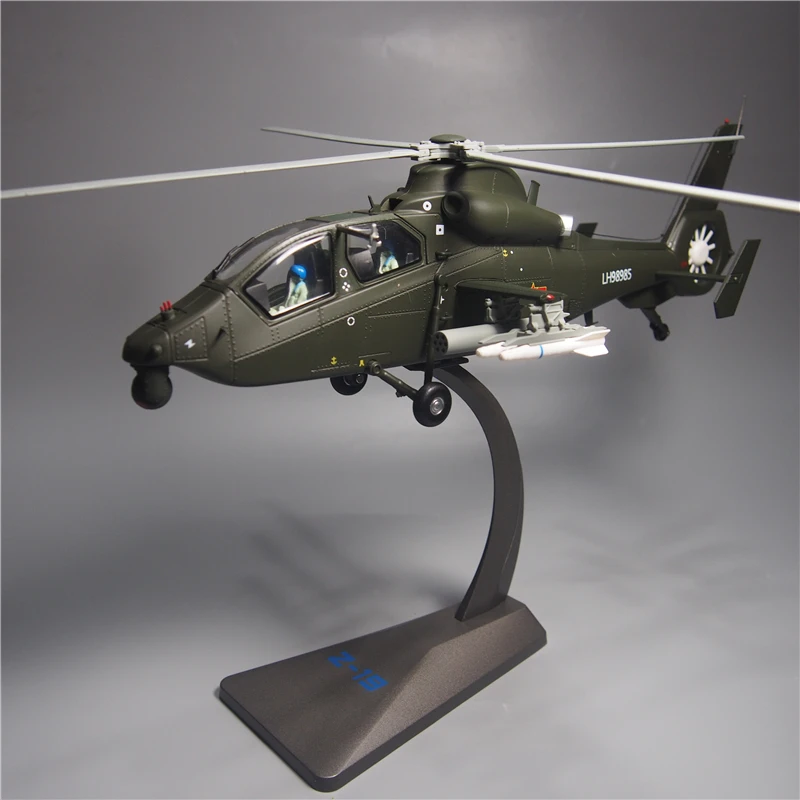 

Diecast Z-19 Militarized Combat Light Helicopter Alloy Model 1:30 Scale Toy Gift Collection Simulation Display Decoration