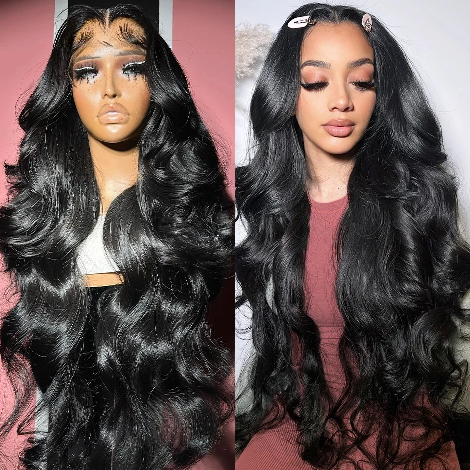 Luvin HD Body Wave 13x4 30Inches 250% Lace Front Human Hair Wigs Transparent 13x6 Lace Frontal Wig 5x5 Glueless Ready To Wear