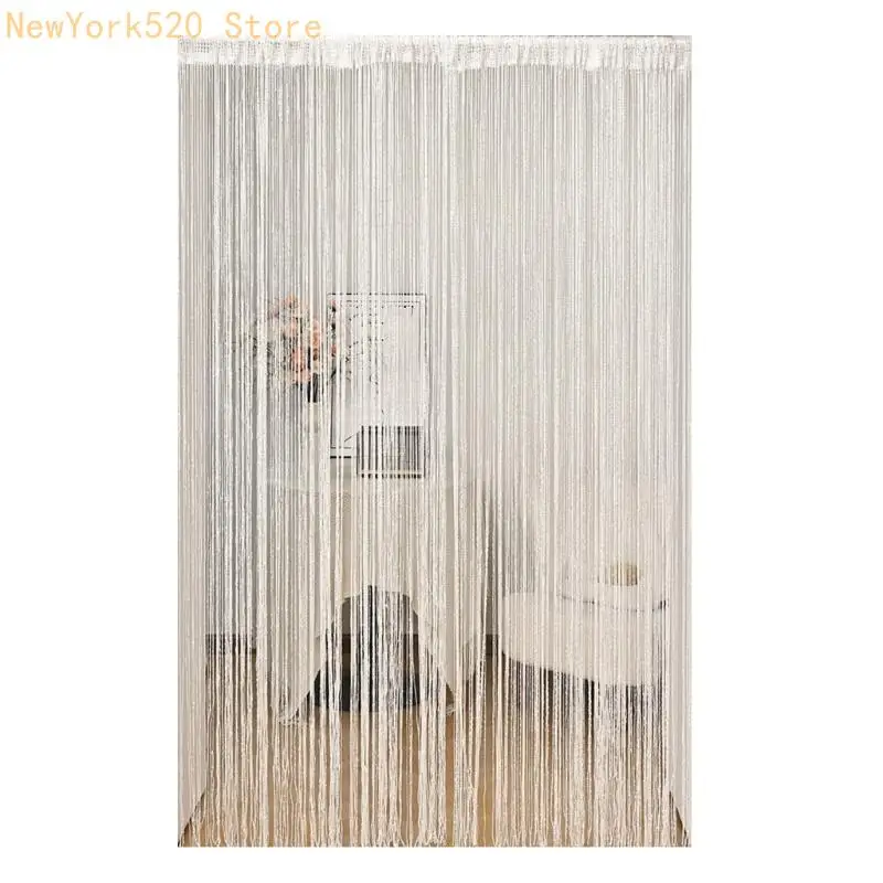 Modern Line Window Net Curtain Against Culicid Plan Thin Polyester Substance Simple Home Improve N84C