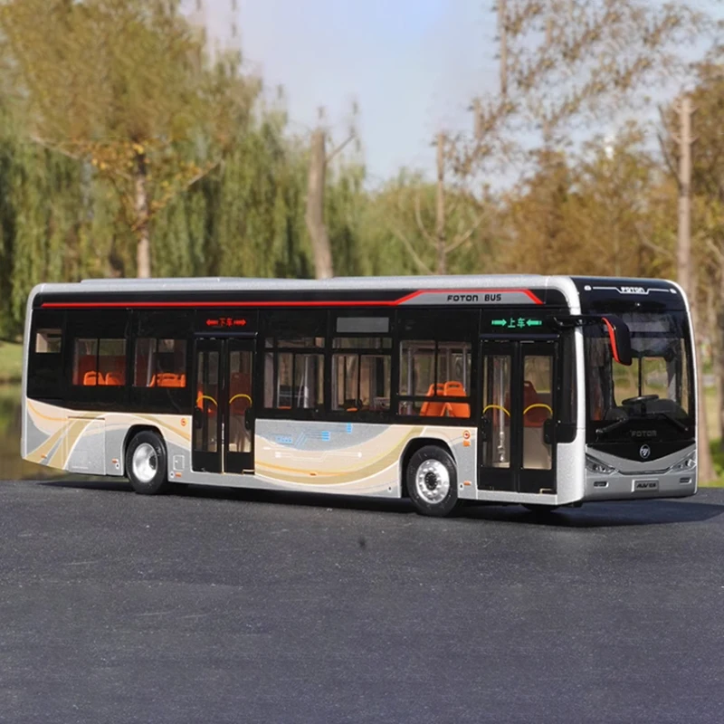 

Diecast 1:36 Scale BJ6129EVCA Bus Alloy New Energy Car Model Finished Product Simulation Toy Gift Static Model Display