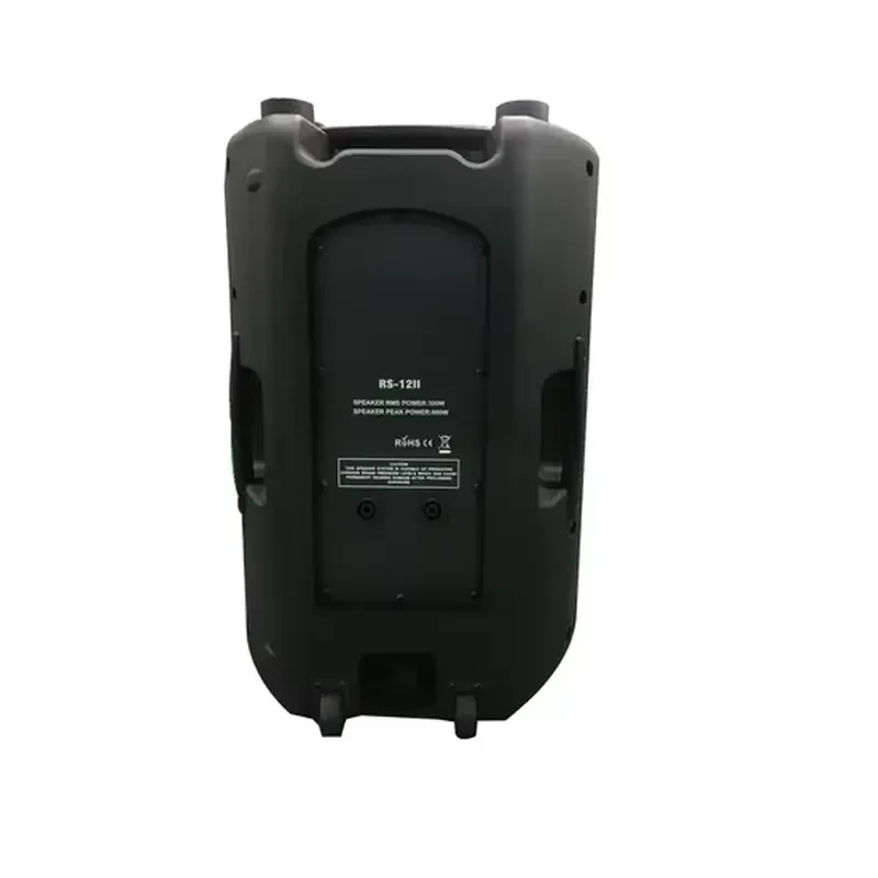 PA-12II Portable 2.0 Channel Speaker with Built-in Amplifier 12 Inch Plastic Body LCD Display Button Control CE RoHS