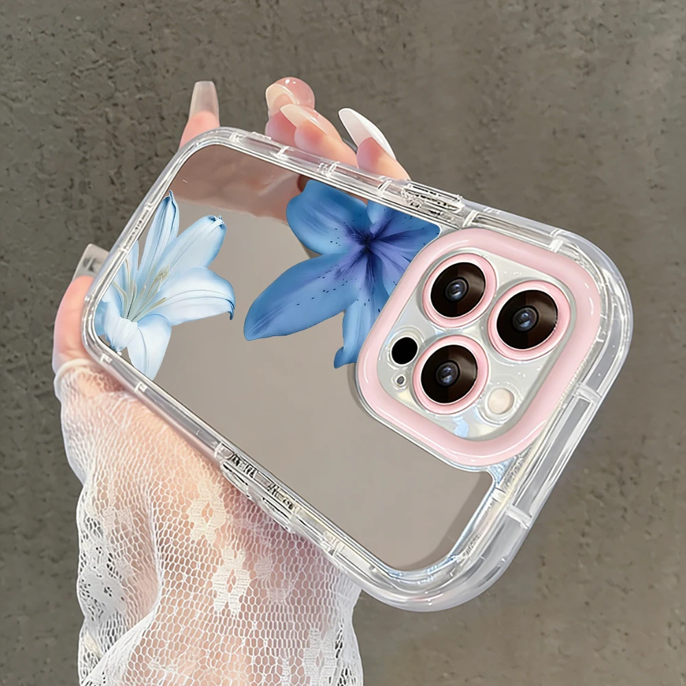 Kristall-Apfelmuster Air Cushion Spiegel-Handyhülle für iPhone 17 15 14 16 Pro Max 13 12 11 Pro X XR XS MAX 7 8 Plus 17Air Cover – Detail 9