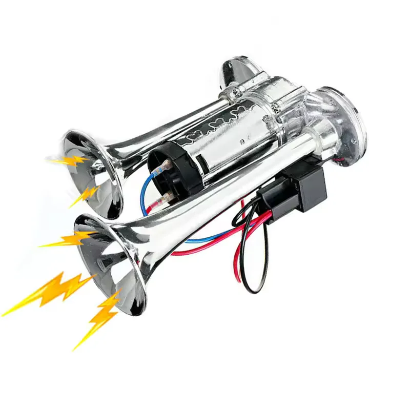 

Bocina New GM 600DB Double Metal Connected Electric Pump Car Horn 12V or24V Universal for Truck Train Motorcycle RV Boat For BMW