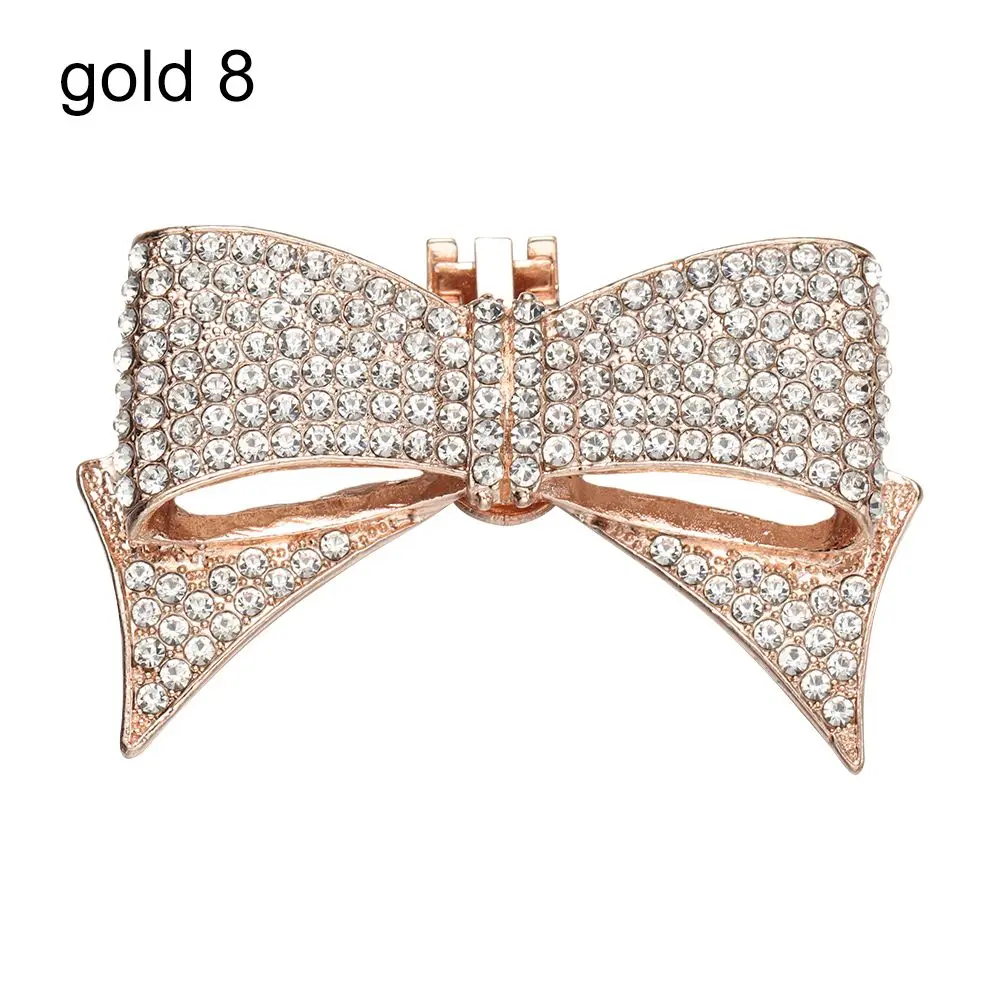 

1PC Rhinestone Wedding High Heel Charm Buckle Shoe Decorations Clip Square Clamp Shiny Clips